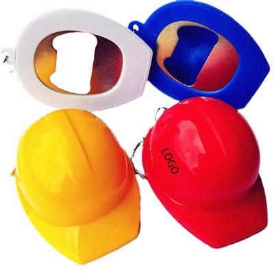Creative Hard Hat Bottle Opener Keychain