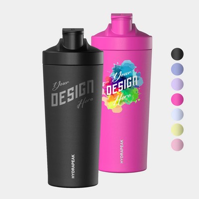 26 oz Hydrapeak® Stainless Steel Cocktail Shaker Bottle