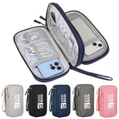 Small Two Layers Electronics Organizer Bag
